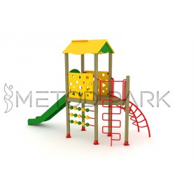 64 A Standard Wooden Playground